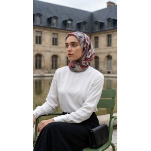 MİSMARA DESENLİ ORGANİK EŞARP MİSMARA DESENLİ ORGANİK EŞARP