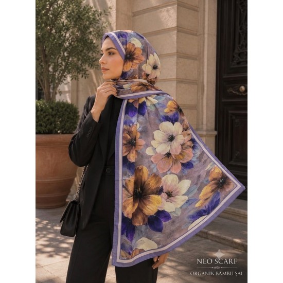 NOE SCARF DESENLİ BAMBU KRAŞ ŞAL MİX PAKET
