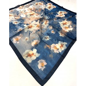 EYFEL BÜYÜK GÜLLÜ DESEN 120 x 120 SOFT EŞARP (12 Lİ MİX PAKET)