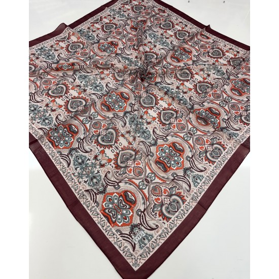 EYFEL ETNİK DESEN 120 x 120 SOFT EŞARP (12 Lİ MİX PAKET)