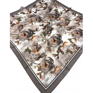 EYFEL GÜLLÜ DESEN 120 x 120 SOFT EŞARP (12 Lİ MİX PAKET)