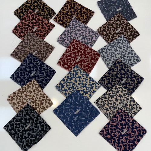 EYFEL OSMANLI DESEN ÇEKME KOTON EŞARP (16 LI MİX PAKET)