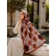 NOE SCARF PATTERNED NATURAL SHAWL