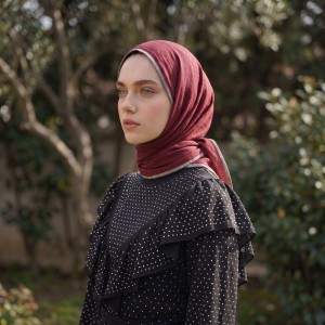 MİSMARA BİYELİ MÜSLİN EŞARP